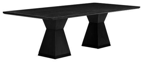Discovering the Versatility of the Nolan Black Wood Dining Table